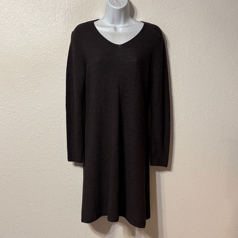 Eileen Fisher Wool Shift Dress Petite Small